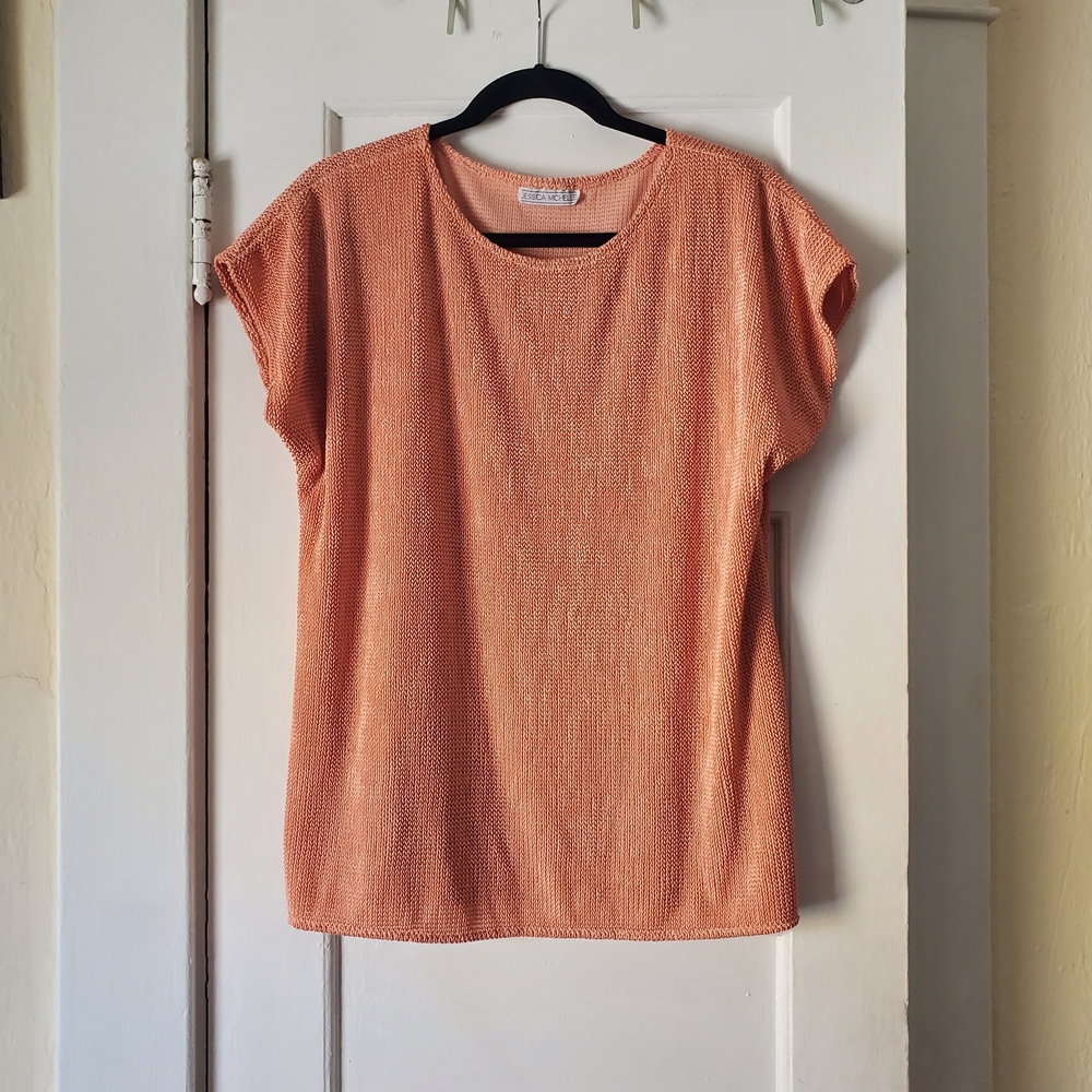 Jessica Michelle Coral Short Sleeve Tee